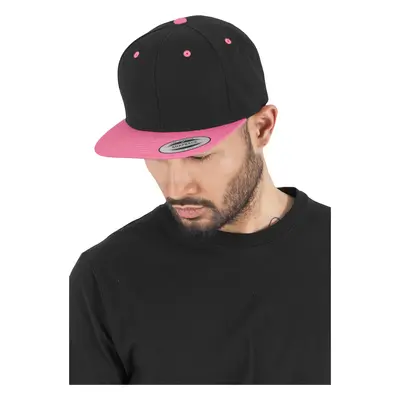 Klasický Snapback 2-Tone blk/neonpink