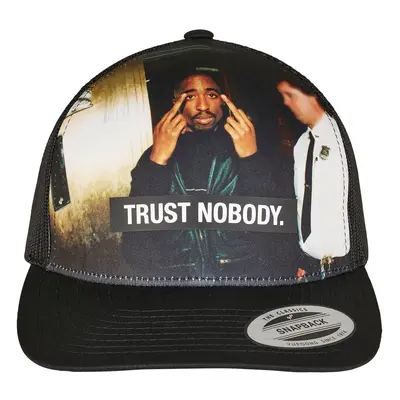 Tupac Trust Nobody Retro Trucker černý