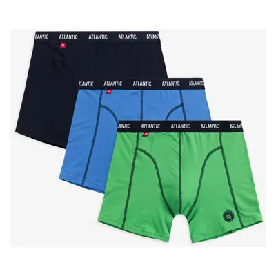 Pánské boxerky ATLANTIC 3Pack - vícebarevné