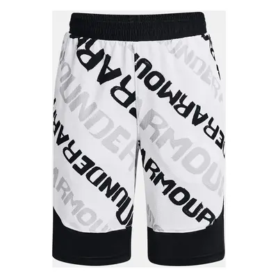 Under Armour Kraťasy UA BASELINE PERF SHORT-WHT - Kluci