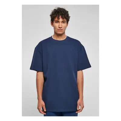 Oversized Waffle Tee tmavě modré