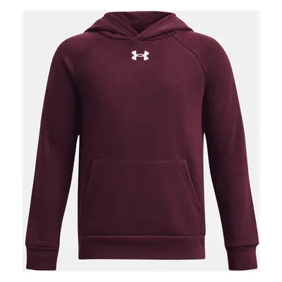 Under Armour Mikina UA Rival Fleece Hoodie-MRN - Kluci