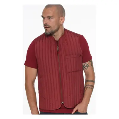 Y8611 DEWBERRY MEN'S VEST-BURGUNDY