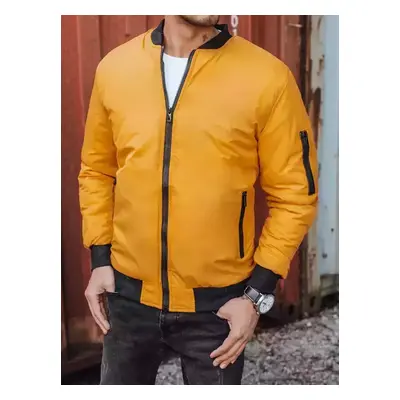 Pánská bunda bomber jacket kamelová Dstreet