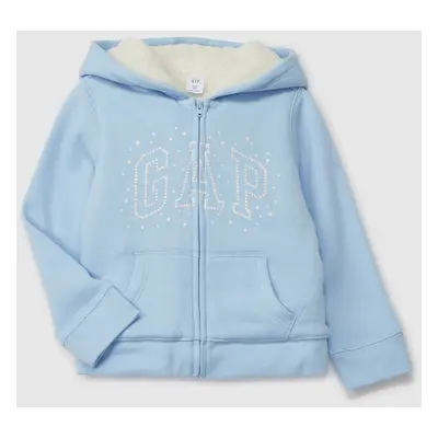 GAP Baby sherpa mikina s logem - Holky