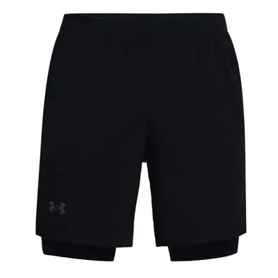 Pánské šortky Under Armour Launch SW 7'' 2N1 Short black