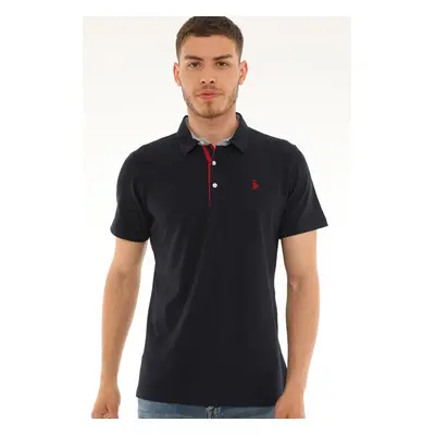 T8582 DEWBERRY MEN'S T-SHIRT-NAVY BLUE