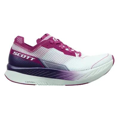 Dámské běžecké boty Scott Speed Carbon RC White/Carmine Pink