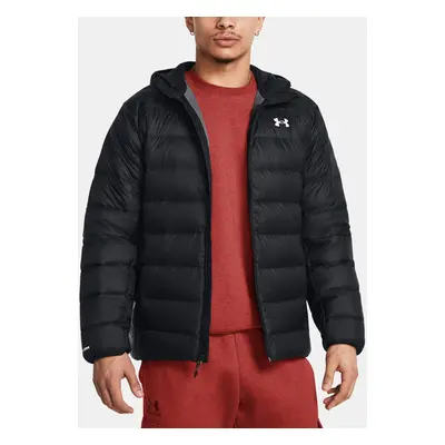 Pánská bunda Under Armour LEGEND DOWN HOODED JACKET-BLK - Pánské