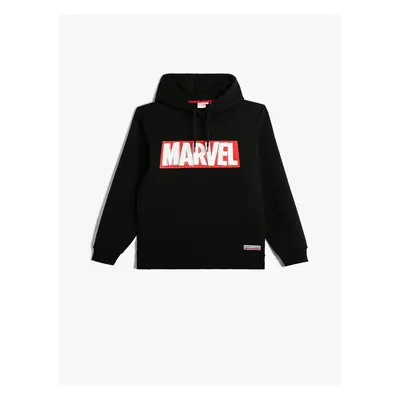 Koton Marvel Hoodie Licensed Printed Cotton