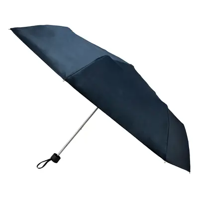 Semiline Unisex's Short Manual Umbrella L2036-1 Navy Blue