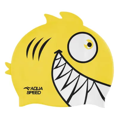 AQUA SPEED Kids's Swimming Cap ZOO Pirana