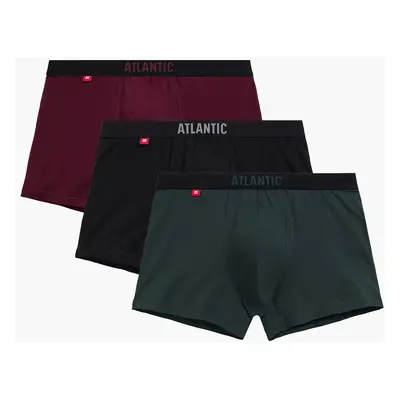 Pánské boxerky ATLANTIC 3Pack - vícebarevné