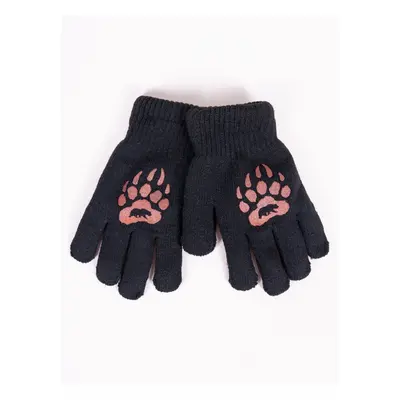 Yoclub Kids's Gloves RED-0200C-AA5A-002