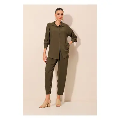 Bigdart Oversize Double Suit - Khaki