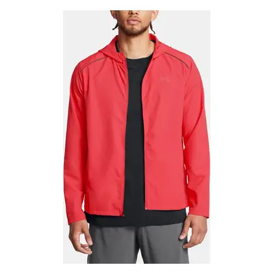 Pánská bunda Under Armour UA Launch Hooded Jacket-RED - Pánské