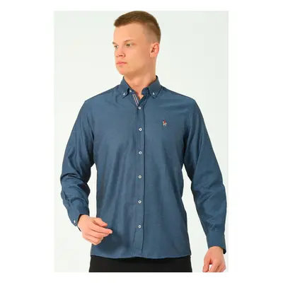 G674 DEWBERRY MEN'S SHIRT-OIL-2