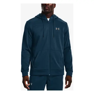 Pánská mikina Under Armour Fleece FZ Hoodie-BLU