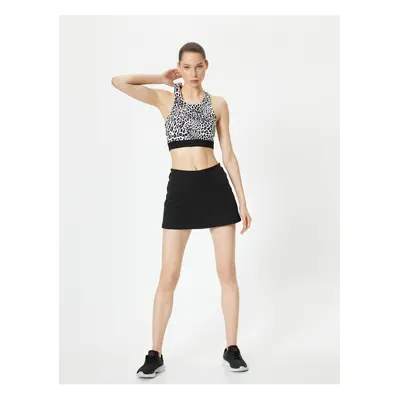 Koton Tennis Skirt with Leggings High Waist Slim Fit