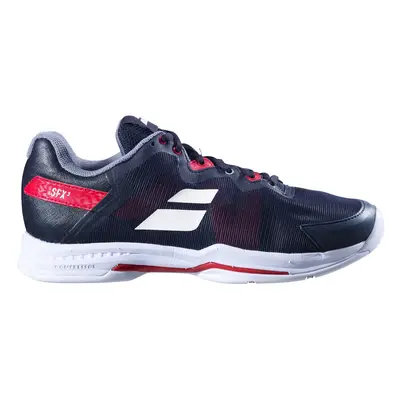 Pánská tenisová obuv Babolat SFX All Court Men Black/Poppy Red EUR 46,5