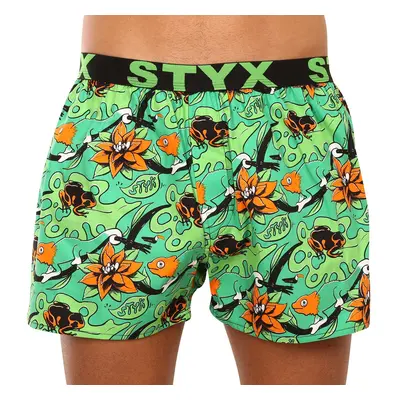 Pánské trenky Styx art sportovní guma tropic