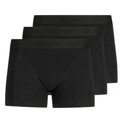 3PACK pánské boxerky Jack and Jones černé