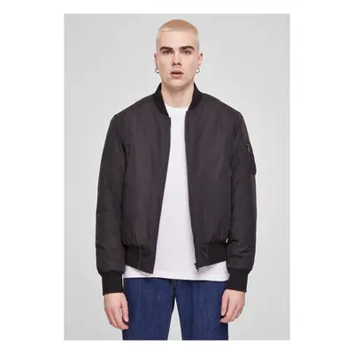 Recyclet Basic Bomber Jacket černá