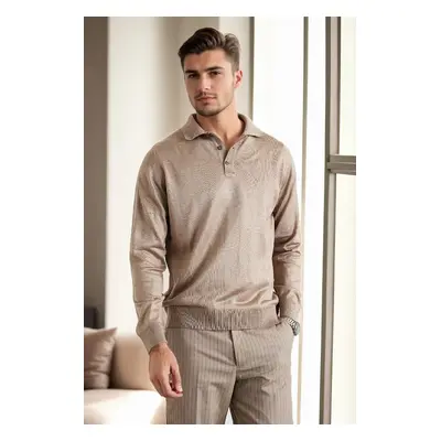 28296 Dewberry Polo Neck Mens Knit Sweater-VISION