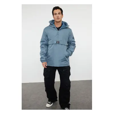 Trendyol Mint Regular Fit Kangaroo Model Winter Windbreaker Coat