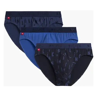 Pánské sportovní slipy ATLANTIC 3Pack - modré