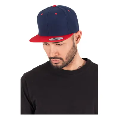 Klasický Snapback 2-Tone nvy/červená