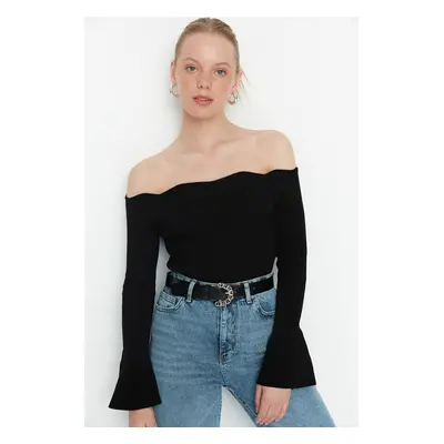 Trendyol Black Carmen Collar Knitwear Sweater