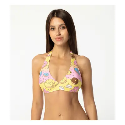 Aloha From Deer Woman's Bite Sized Halter Neck Bikini Top BTH AFD748