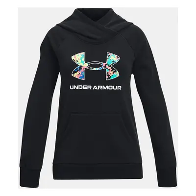 Under Armour Mikina Rival Logo Hoodie-BLK - Holky