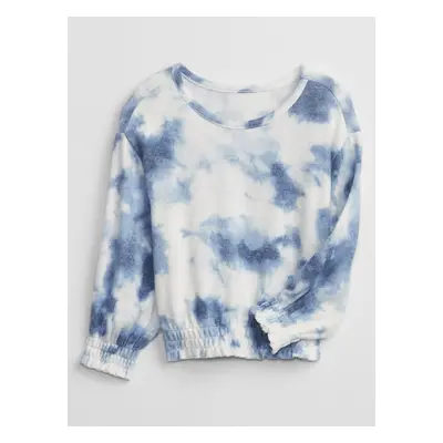 GAP Dětská mikina tie-dye snit smck top - Holky