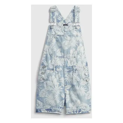 GAP Dětské kraťasy s laclem palm print shortall - Holky