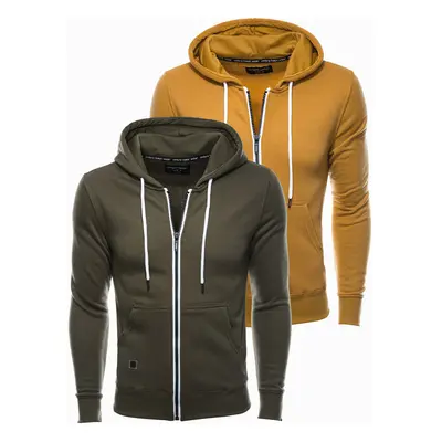 Ombre Clothing Men's zip-up sweatshirt Z33