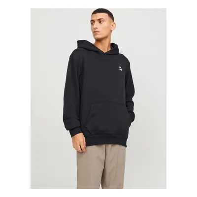 Černá pánská mikina kapucí Jack & Jones Triangle - Pánské