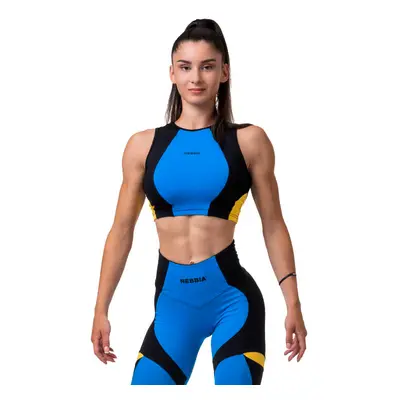 Dámská podprsenka Nebbia Smart zip sports bra marron