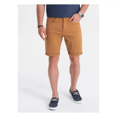 Ombre CHINO men's shorts - camel