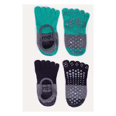 Yoclub Unisex's Socks For Yoga 2-Pack SKS-0016U-AA2A