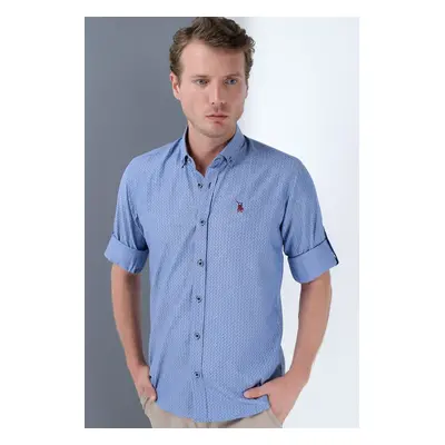 G685 DEWBERRY MEN'S SHIRT-NAVY BLUE