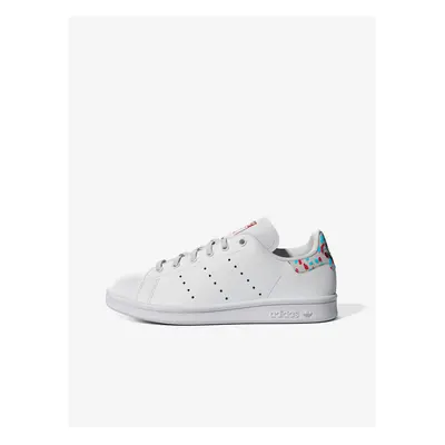 Bílé dětské boty adidas Originals Stan Smith - Kluci