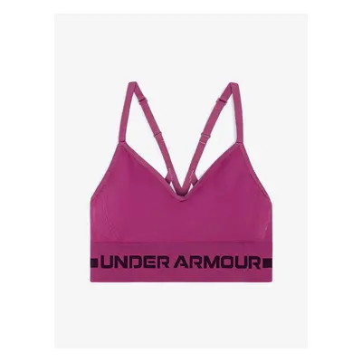 Dámská Sportovní podprsenka Under Armour Seamless Low Long Bra ružová, LG