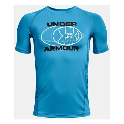 Under Armour Tričko UA HG Armour Novelty SS-BLU - Kluci