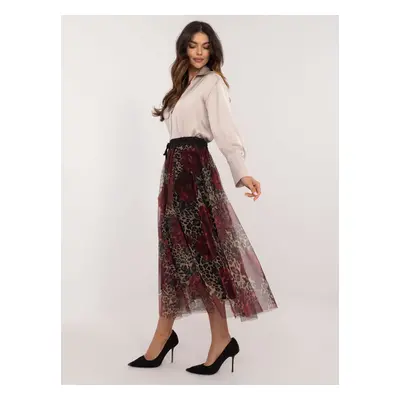 Skirt-DHJ-SD-19981-1.01-burgundy