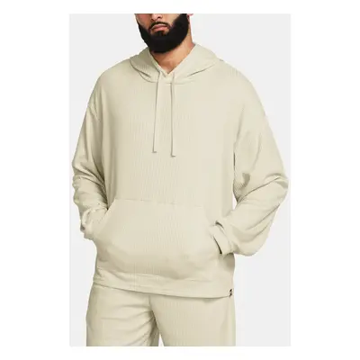 Under Armour Mikina UA Rival Waffle Hoodie-BRN - Pánské