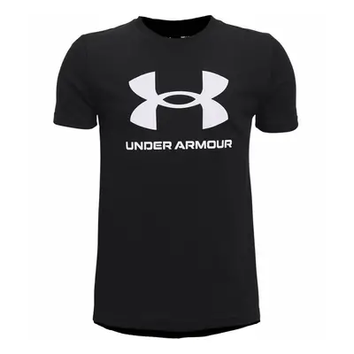 Dětské triko Under Armour Sportstyle Logo SS - černé