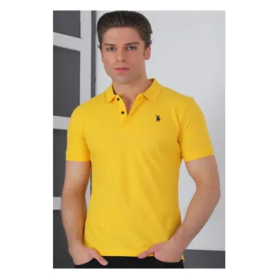 T8561 DEWBERRY MEN'S TSHIRT-YELLOW