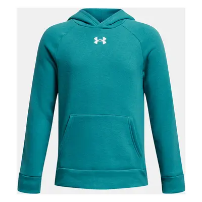 Under Armour Mikina UA Rival Fleece Hoodie-BLU - Kluci